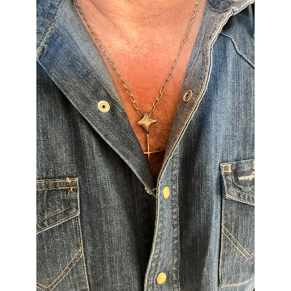 Gentleman’s One of a Kind Men's or Women's Diamond 💎 Cross Pendant 🐪